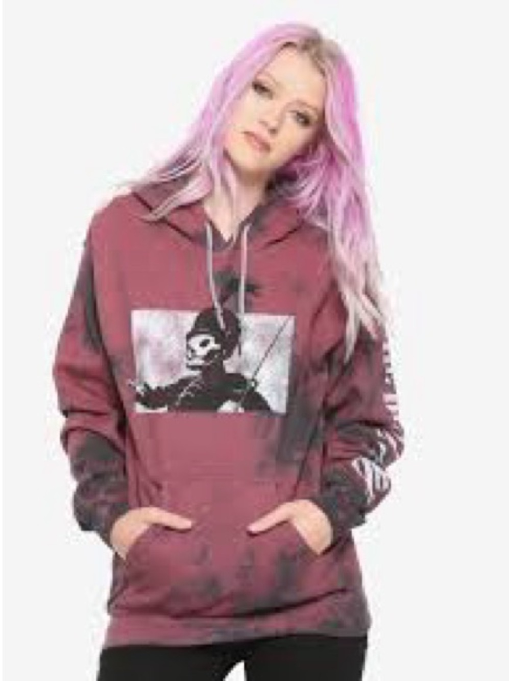 My Chemical Romance The Black Parade Tie-Dye Hoodie Size Oversized Medium Emo